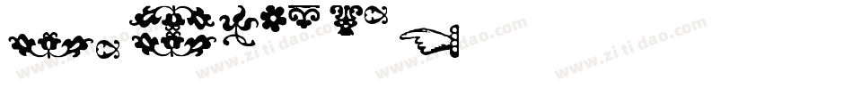 DT Flowers 2字体转换